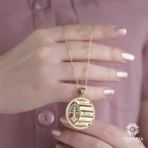 VeNAZIA 30-10-20233163 copy Hayat Ağacı Gümüş Bayan Kolye Modeli