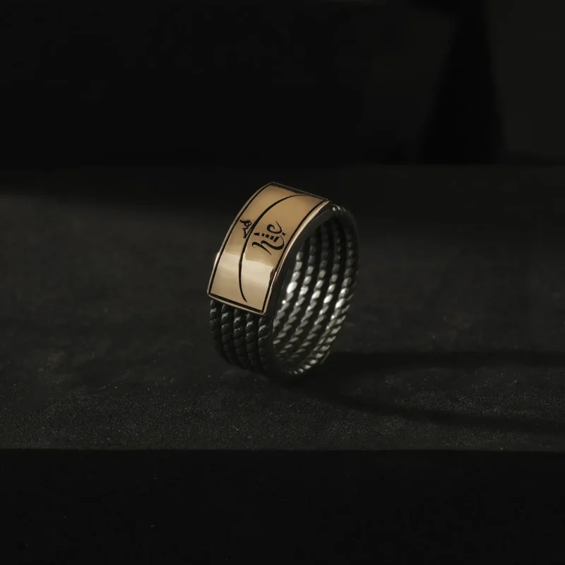 VENAZIA- KASIM-202533232 copy Hiç Gümüş Erkek Yüzük Modeli