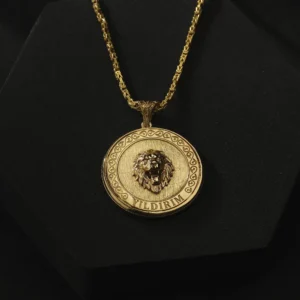 VENAZIA- KASIM-202533297 copy Aslan Figürlü Zülfikarlı Gümüş Madalyon