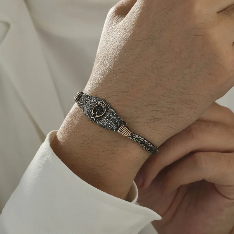 İsimli Ayyıldız Gümüş Yüzük Bileklik Modeli