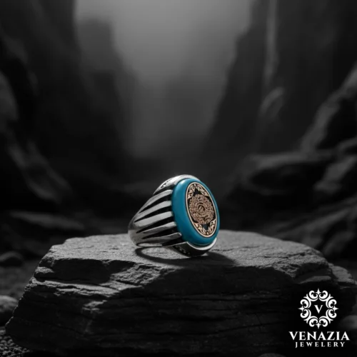 1 İnşirah Suresi Gümüş Yüzük Modeli