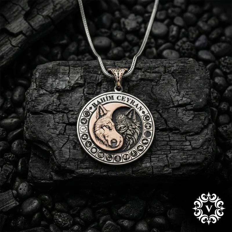 1 Kurt Ve Aslan Gümüş Madalyon Modeli