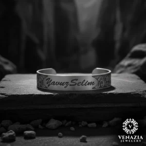 1 İsimli Kelepçe Gümüğş Bileklik