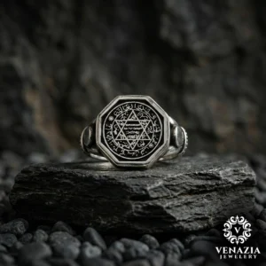 Hz. Süleyman Mührü Gümüş Yüzük