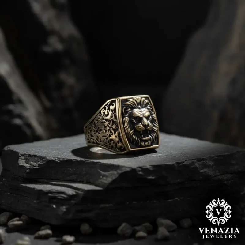 1 (4) Aslan Gümüş Yüzük