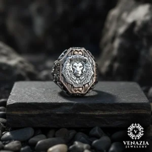 1 Aslan Gümüş Yüzük