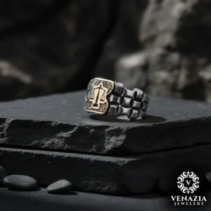 1 Adalet Terazisi Gümüş Yüzük