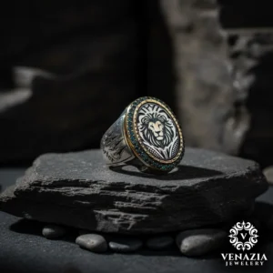 1 Aslan Gümüş Yüzük