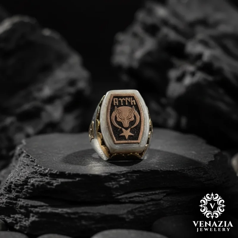 1 Türk Yazılı Gümüş Yüzük