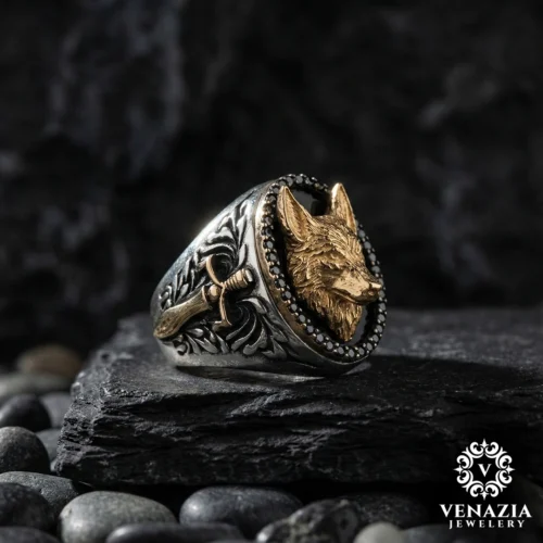 1 Kurt Gümüş Yüzük Modeli