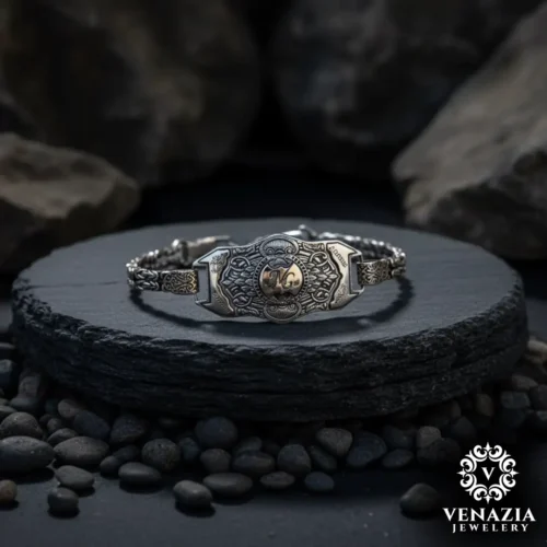 Harfli ve İsimli Gümüş Bileklik