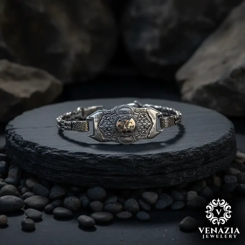 2 (11) Harfli ve İsimli Gümüş Bileklik