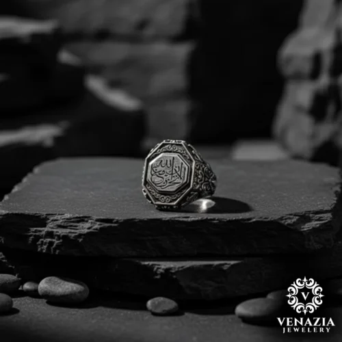 2 HasbiAllah Gümüş Yüzük