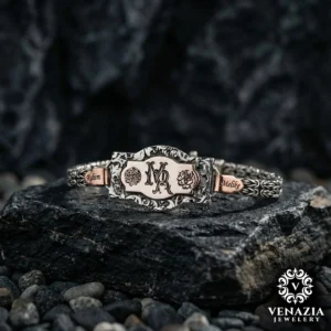 2 (5) Eşlere Özel Harfli Gümüş Bileklik Modeli