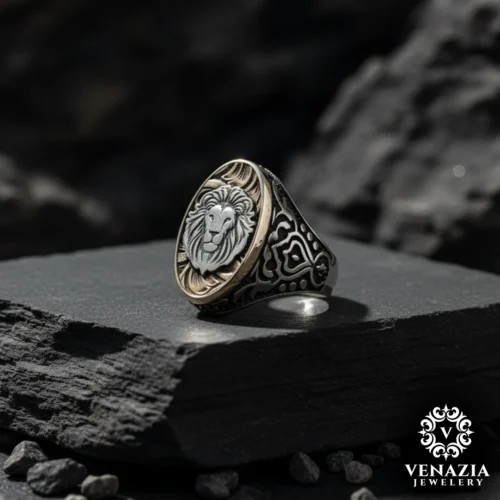 2 Aslan Gümüş Yüzük