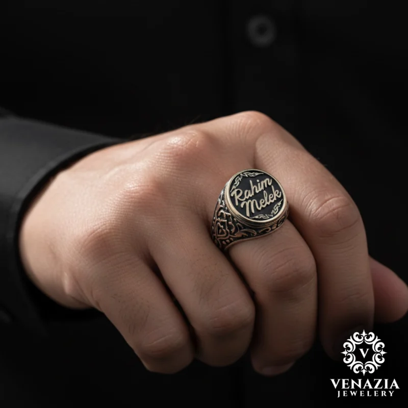 İsimli Gümüş Yüzük