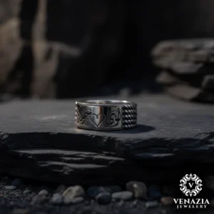 Eşlere Özel isimli Gümüş Yüzük Modeli