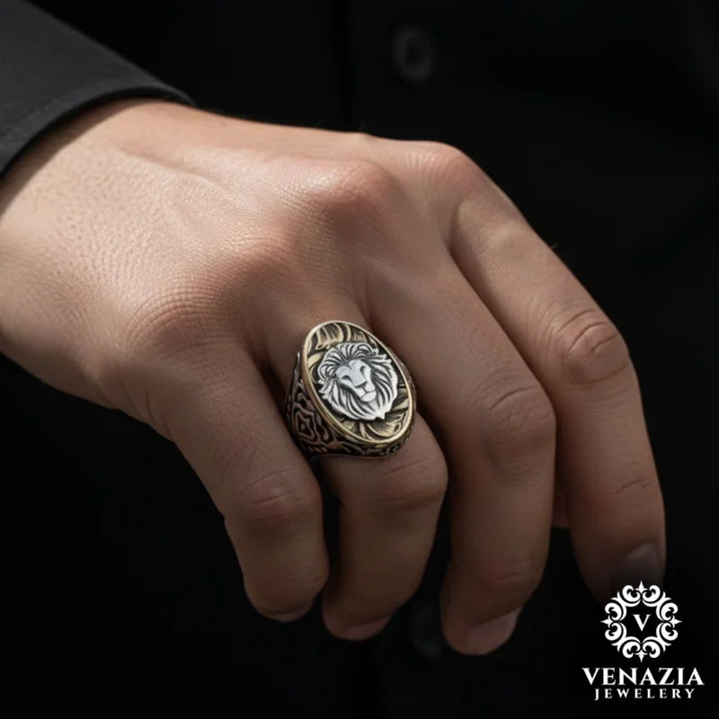 Aslan Gümüş Yüzük