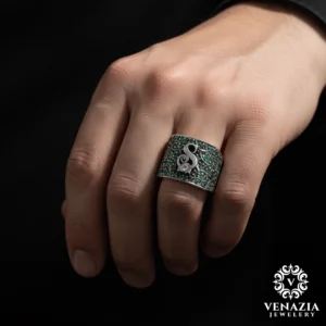 Harfli Gümüş Yüzük