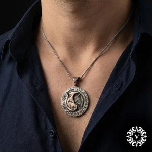 3 Kurt Ve Aslan Gümüş Madalyon Modeli