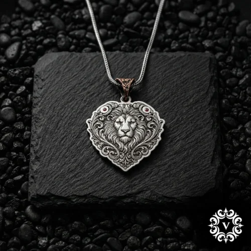 3 Aslan Gümüş Madalyon Modeli