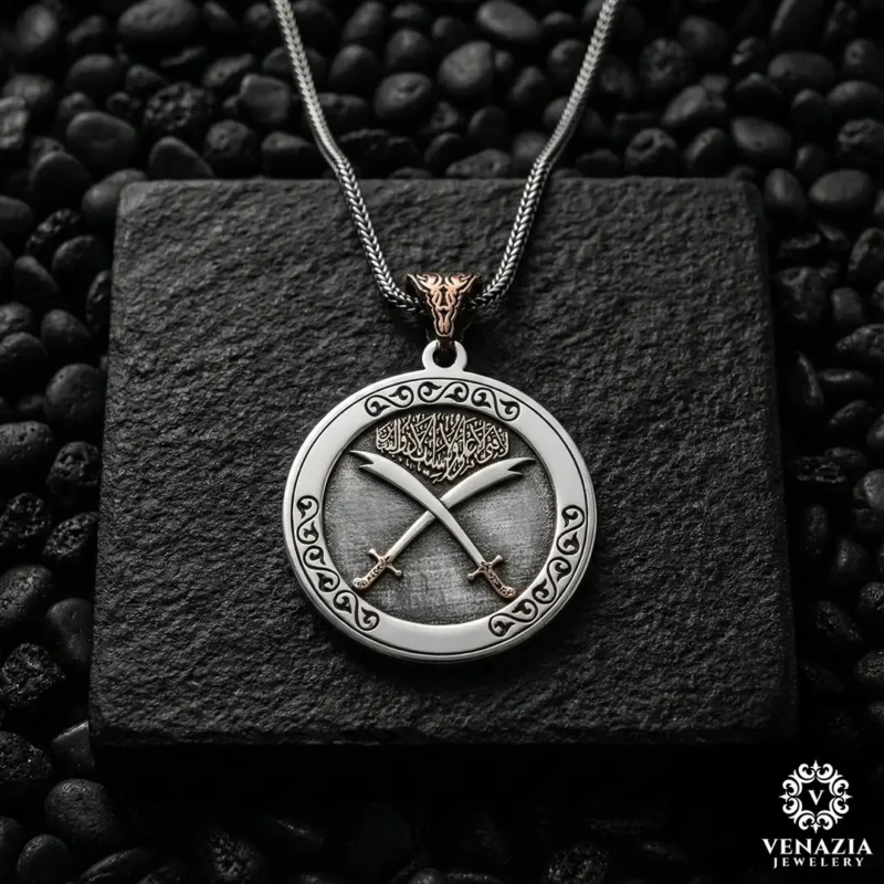 1 Aslan gümüş madalyon modeli