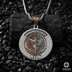 1 Kartal gümüş madalyon modeli