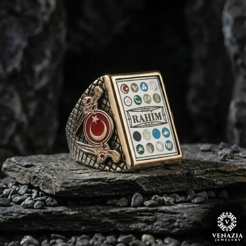 1 Türk devletleri gümüş yüzük modeli