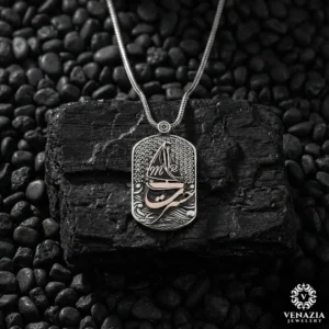 1 Harfli Gümüş Kolye