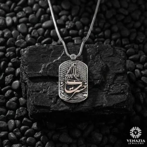 1 Harfli Gümüş Kolye