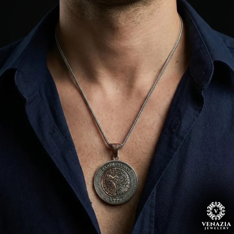 2 Kartal gümüş madalyon modeli