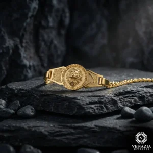 2 Aslan Gümüş Bileklik Modeli