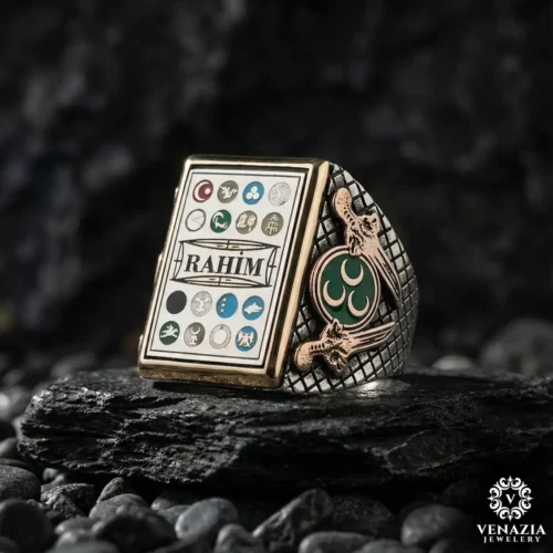 Türk devletleri gümüş yüzük modeli