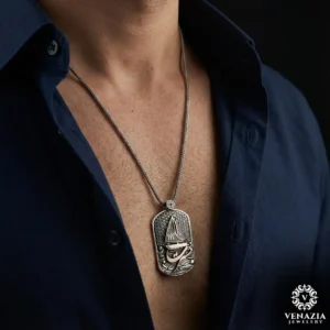 2 Harfli Gümüş Kolye