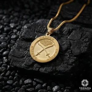 3 Aslan gümüş madalyon modeli