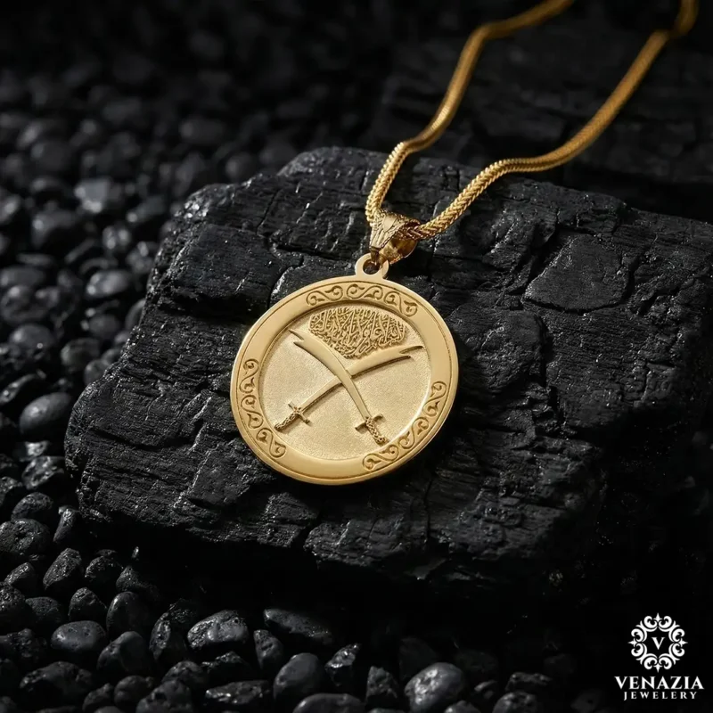 3 Aslan gümüş madalyon modeli